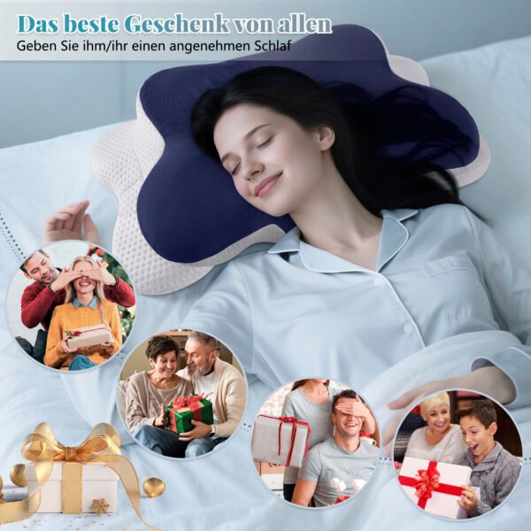 Nourideaux Pillow Neck Pain Memory Foam Ergonomic Pillow - Image 8