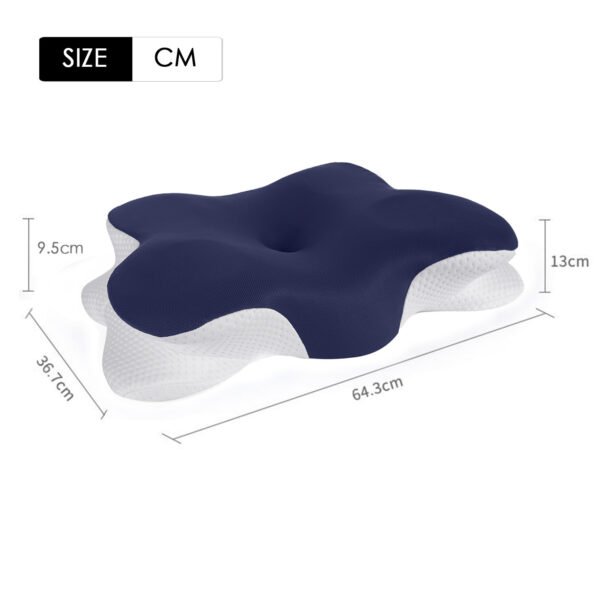 Nourideaux Pillow Neck Pain Memory Foam Ergonomic Pillow - Image 2